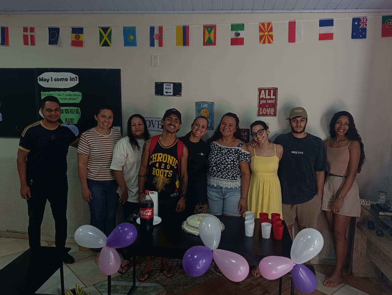 Foto 1 — Meu aniversário na base